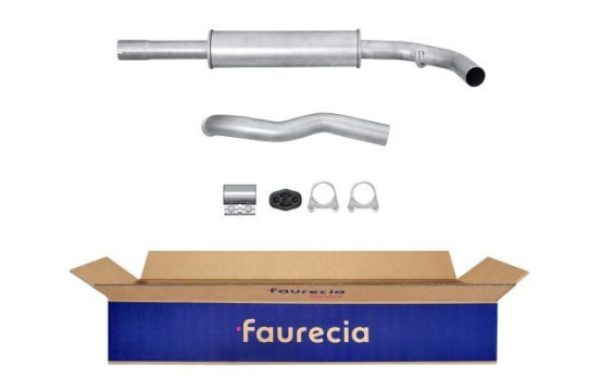 Silencieux avant - Kit Easy2Fit - Set avec pièces de montage