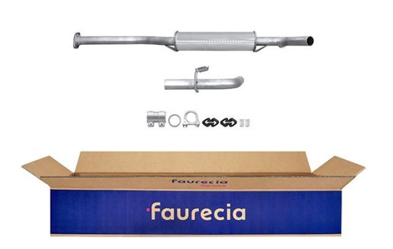 Silencieux avant - Kit Easy2Fit - Set avec pièces de montage