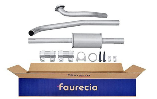 Silencieux avant - Kit Easy2Fit - Set avec pièces de montage