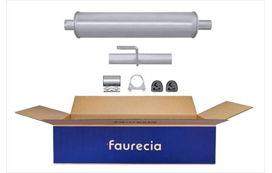 Silencieux avant - Kit Easy2Fit - Set avec pièces de montage