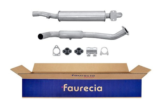 Silencieux avant - Kit Easy2Fit - Set avec pièces de montage