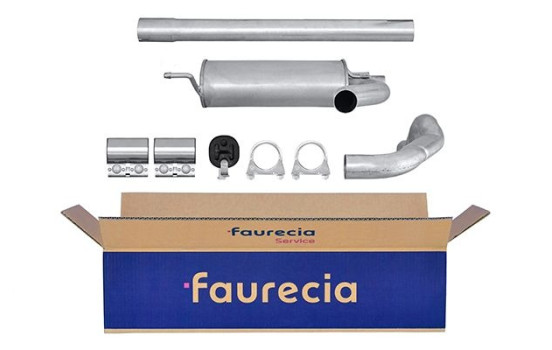 Silencieux avant - Kit Easy2Fit - Set avec pièces de montage