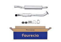 Silencieux avant - Kit Easy2Fit - Set avec pièces de montage