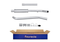 Silencieux avant - Kit Easy2Fit - Set avec pièces de montage