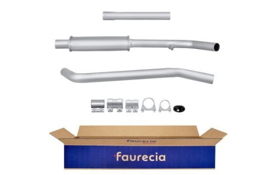 Silencieux avant - Kit Easy2Fit - Set avec pièces de montage
