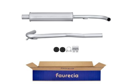 Silencieux avant - Kit Easy2Fit - Set avec pièces de montage