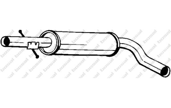 Silencieux central 105-109 Bosal, Image 2
