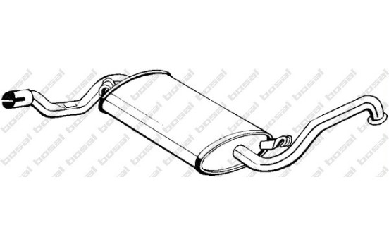 Silencieux central 105-931 Bosal