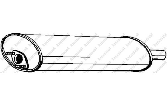 Silencieux central 115-743 Bosal, Image 2