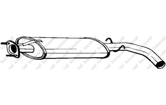 Silencieux central 115-799 Bosal