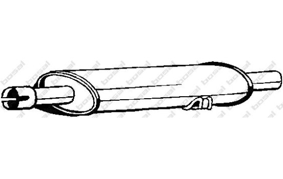 Silencieux central 148-129 Bosal, Image 2