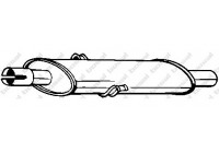 Silencieux central 148-137 Bosal