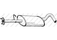 Silencieux central 154-081 Bosal