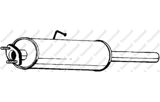 Silencieux central 154-133 Bosal