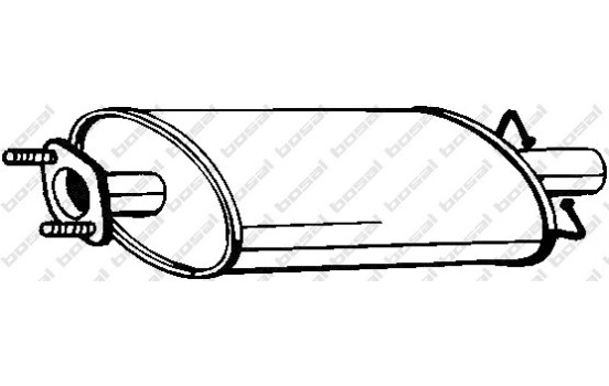 Silencieux central 154-459 Bosal