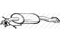 Silencieux central 171-391 Bosal