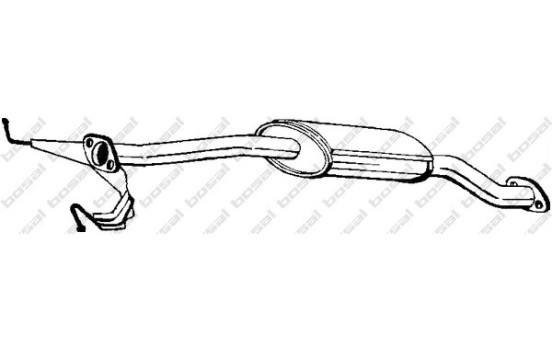 Silencieux central 171-403 Bosal