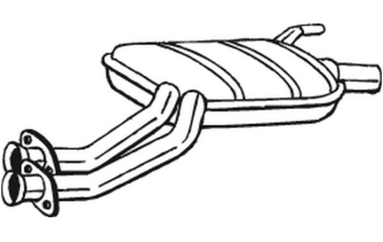 Silencieux central 175-237 Bosal, Image 2