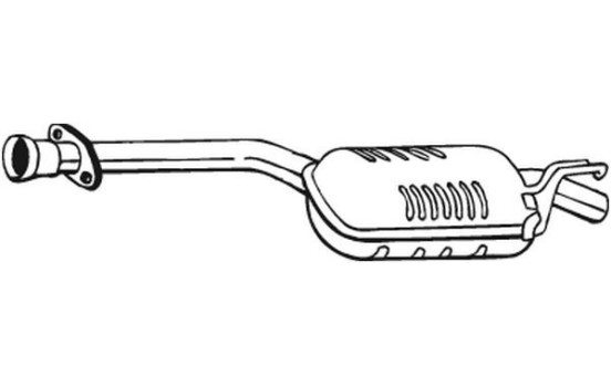 Silencieux central 175-241 Bosal, Image 2