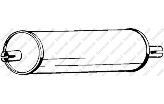 Silencieux central 176-421 Bosal