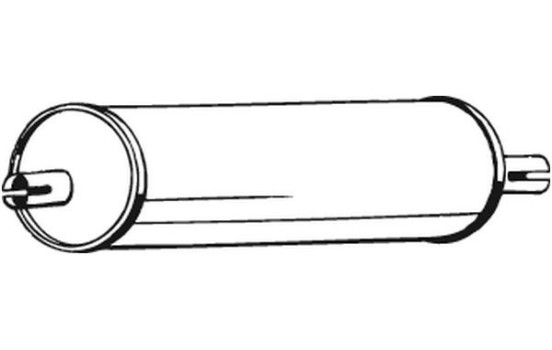 Silencieux central 176-421 Bosal, Image 2