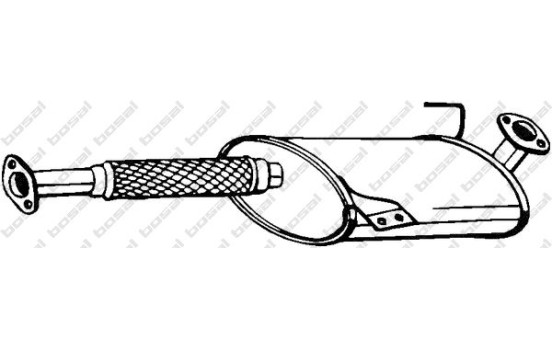 Silencieux central 185-301 Bosal