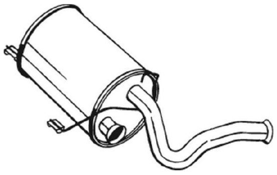 Silencieux central 190-879 Bosal, Image 2