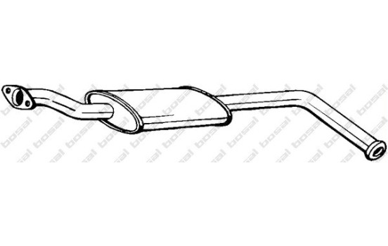 Silencieux central 200-441 Bosal