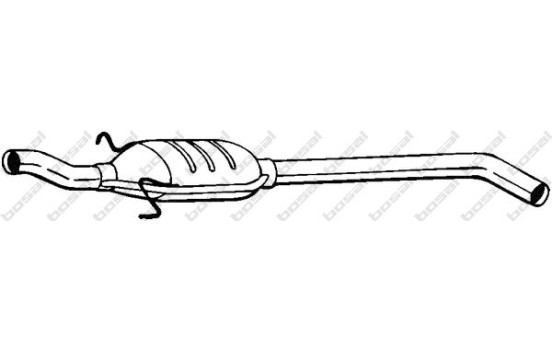 Silencieux central 200-817 Bosal