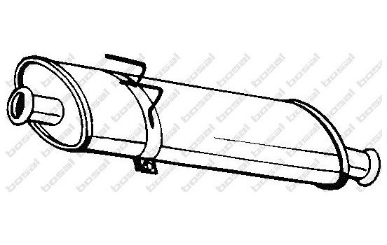 Silencieux central 200-825 Bosal