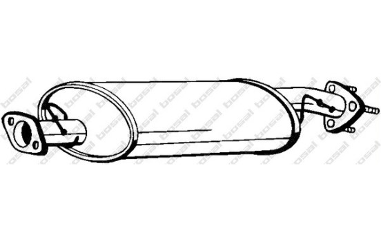 Silencieux central 211-081 Bosal