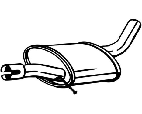Silencieux central 220-037 Bosal