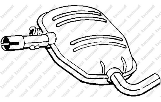 Silencieux central 227-069 Bosal