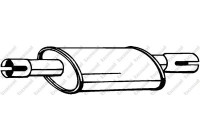 Silencieux central 228-251 Bosal