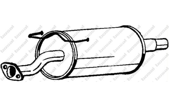 Silencieux central 228-263 Bosal