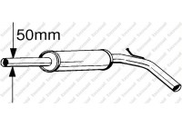 Silencieux central 233-395 Bosal