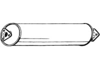 Silencieux central 233-445 Bosal