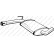 Silencieux central 233-491 Bosal