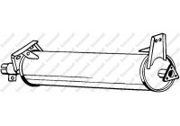 Silencieux central 233-497 Bosal