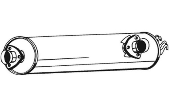 Silencieux central 233-555 Bosal, Image 2