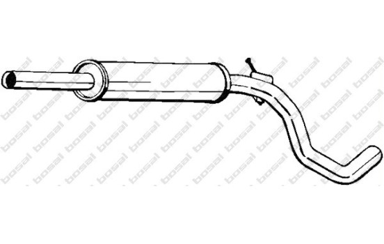 Silencieux central 233-603 Bosal, Image 2