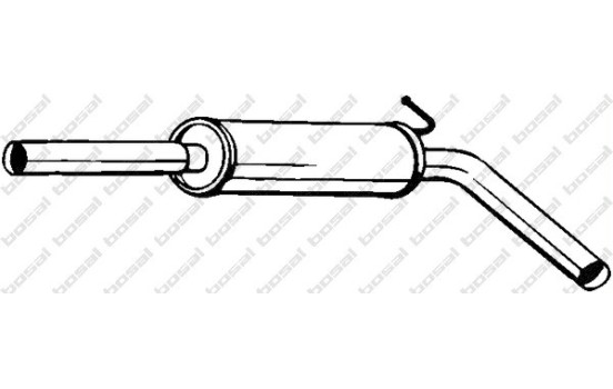 Silencieux central 233-633 Bosal, Image 2