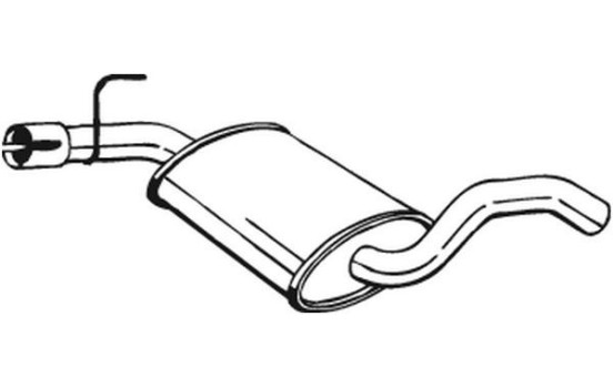 Silencieux central 233-687 Bosal, Image 2