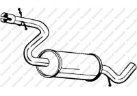 Silencieux central 233-811 Bosal