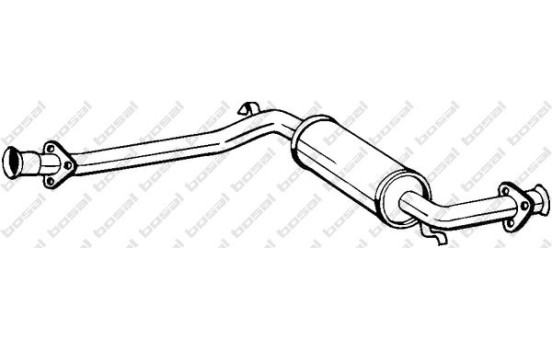 Silencieux central 278-089 Bosal, Image 2