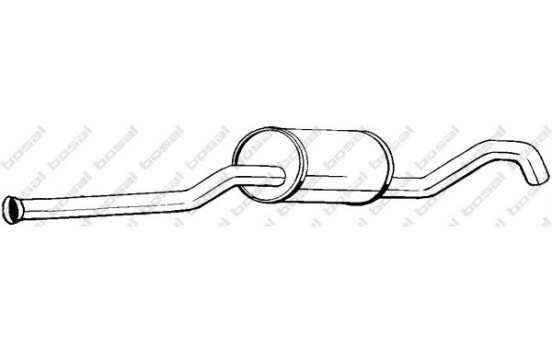 Silencieux central 278-193 Bosal