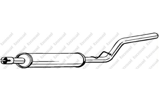 Silencieux central 278-315 Bosal