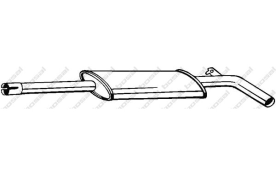 Silencieux central 278-411 Bosal