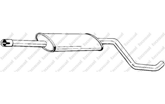 Silencieux central 279-053 Bosal