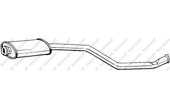 Silencieux central 279-101 Bosal